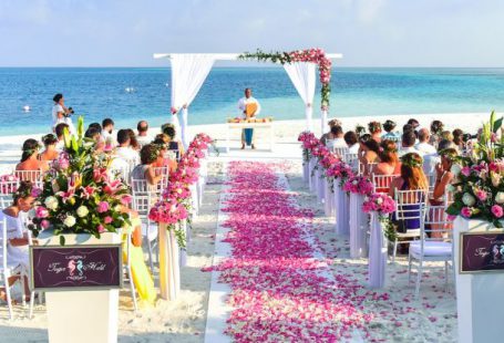 Event Decorations - Beach Wedding Ceremony during Daytime