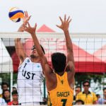 Outdoor Sports - Two Men Playing Volleyball Near Red Canopy