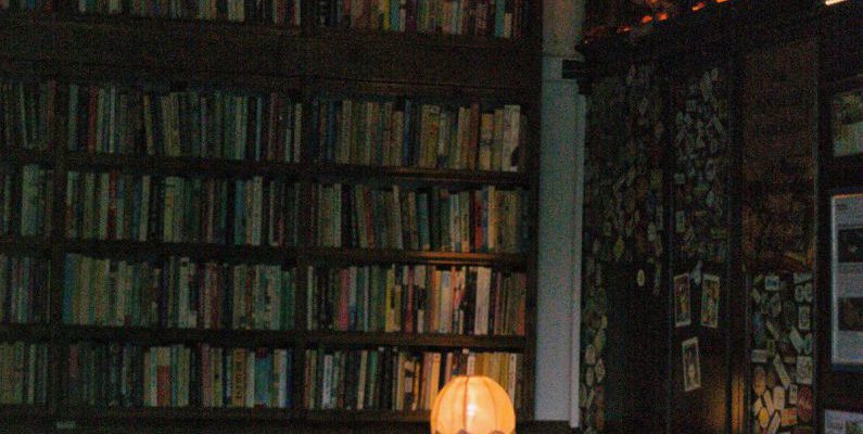 Reading Nook - Brown Wooden Shelf With Books