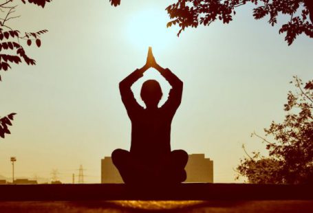 Meditation - Silhouette of Man at Daytime