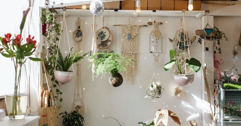 Second Language - Interior of modern stylish room with two tier layout and floral design