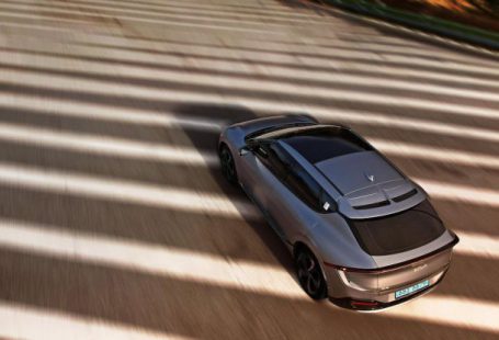 Eco-Friendly Transportation - Kia EV6 parking on the road