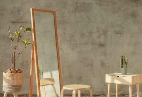 Scandinavian Design - Brown Wooden Table With Chair